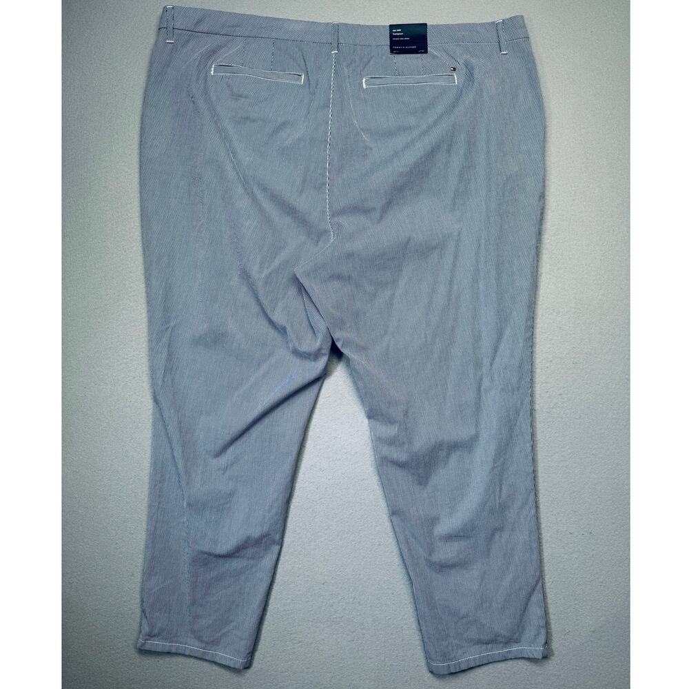 Tommy Hilfiger plus size Hampton Chino Stripe Pants, Blue 24W $60 - Picture 4 of 9